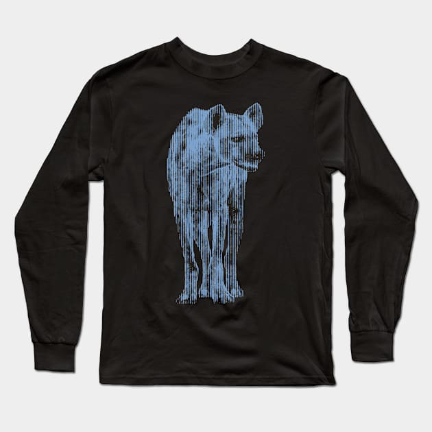 Hyena in Blue Long Sleeve T-Shirt by scotch